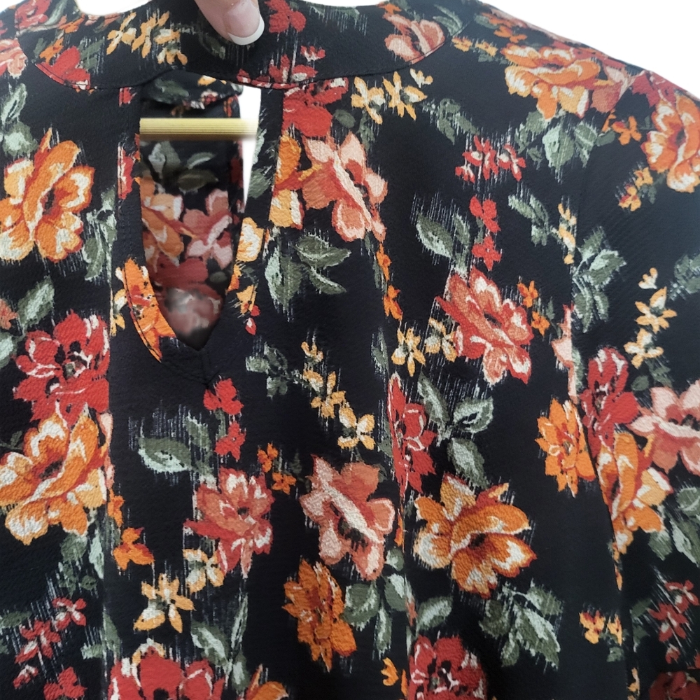 🌿Urban Romantics Urban Outfitters Womens Medium Fall Autumn Flounce Top - Picture 8 of 15